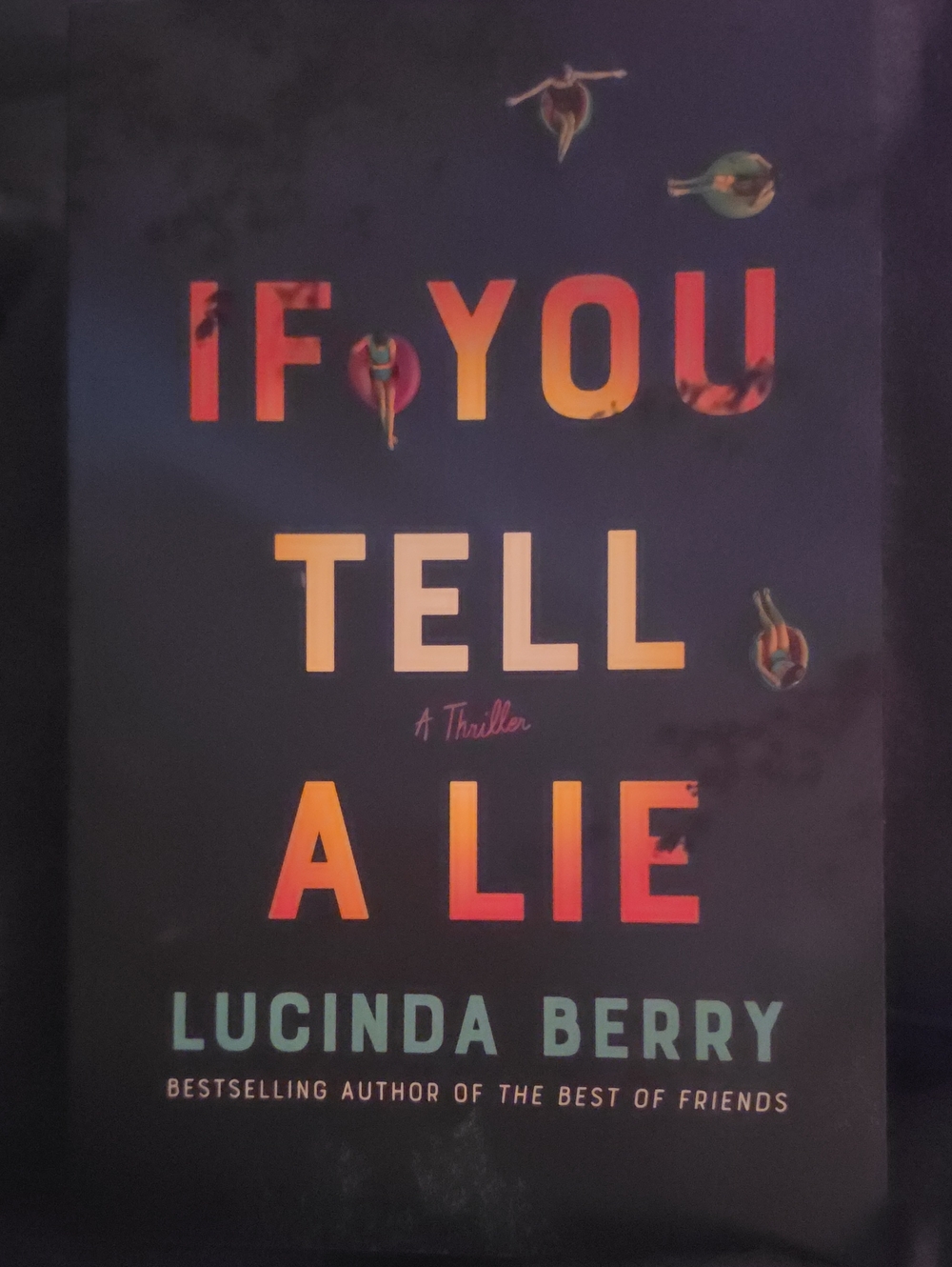 If You Tell a Lie by - Black & Orange Paperback Thriller
